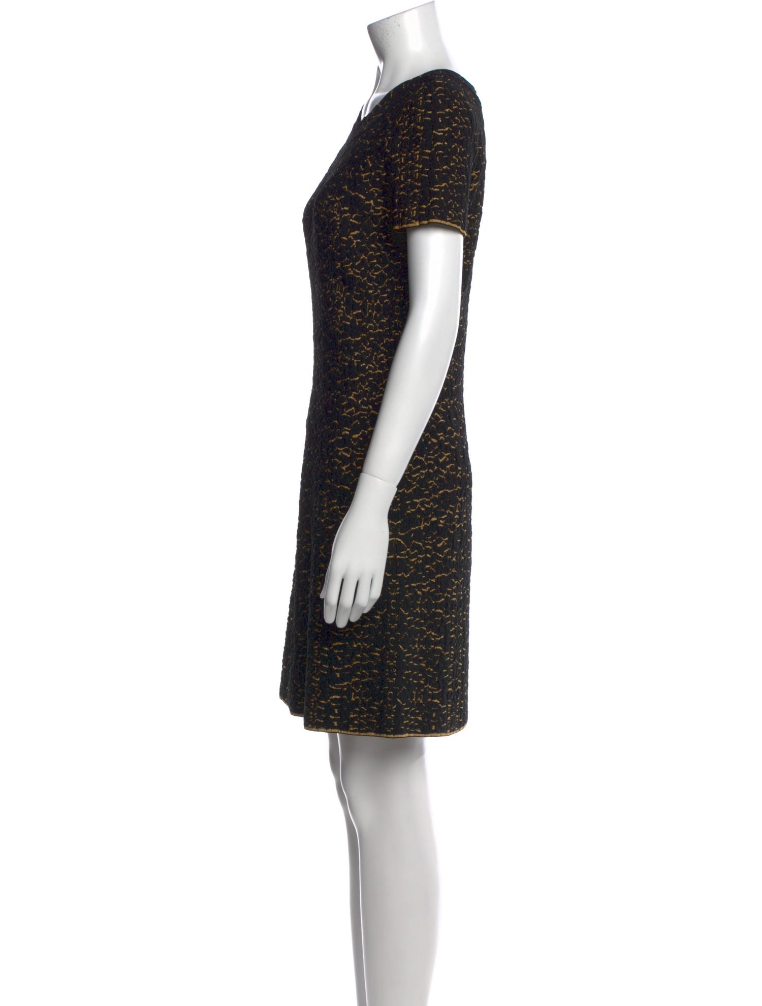 Alaïa Printed Knee-Length Dress w/ Tags