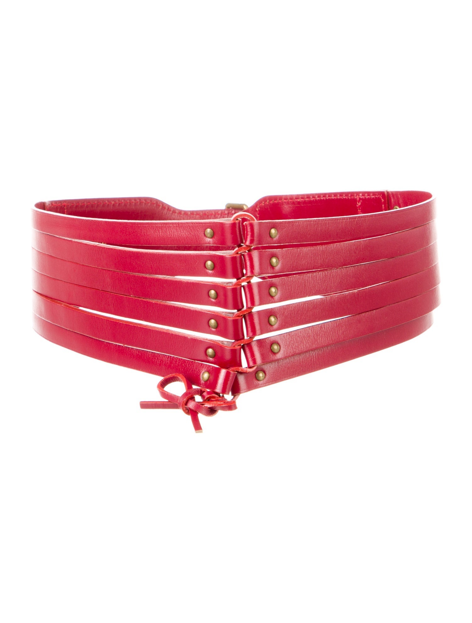 Alaïa Wide Leather Waist Belt