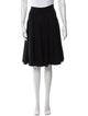 Alaïa Pleated Accents Knee-Length Skirt