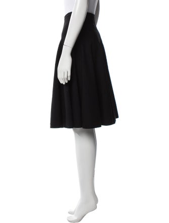 Alaïa Pleated Accents Knee-Length Skirt