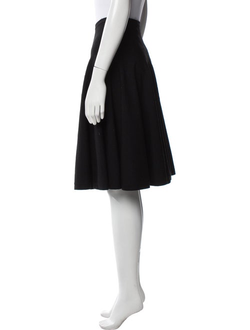 Alaïa Pleated Accents Knee-Length Skirt