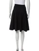 Alaïa Pleated Accents Knee-Length Skirt