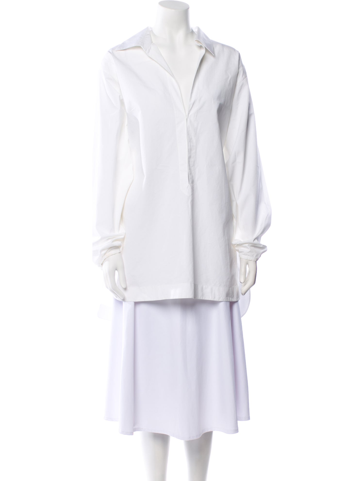 Alaïa V-Neck Long Sleeve Tunic