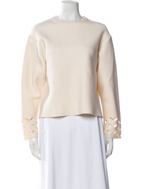 Alaïa Wool Scoop Neck Sweater