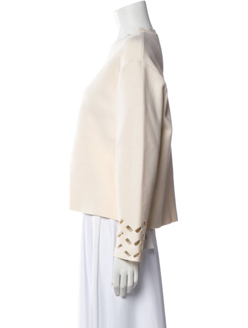 Alaïa Wool Scoop Neck Sweater