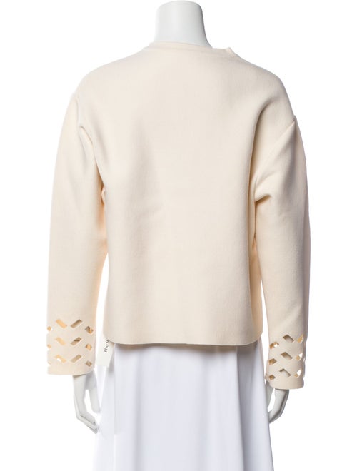 Alaïa Wool Scoop Neck Sweater