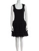 Alaïa Scoop Neck Mini Dress