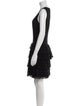 Alaïa Scoop Neck Mini Dress
