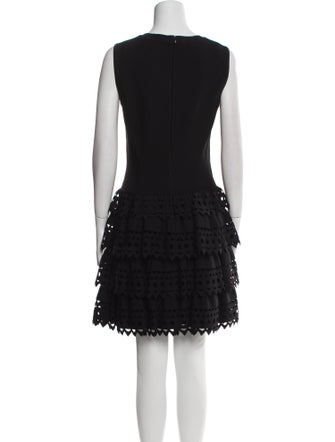 Alaïa Scoop Neck Mini Dress