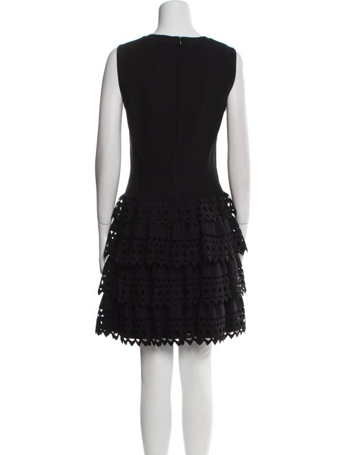 Alaïa Scoop Neck Mini Dress
