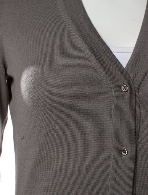 Alaïa Fleece V-Neck Sweater