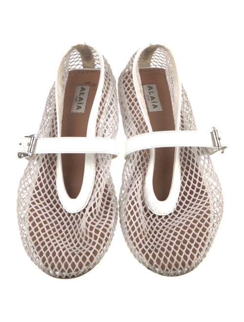 Alaïa Mesh Mary Jane Flats