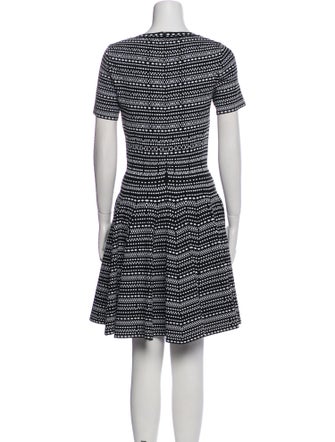 Alaïa Printed Knee-Length Dress