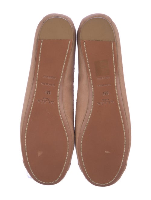 Alaïa Suede Ballet Flats