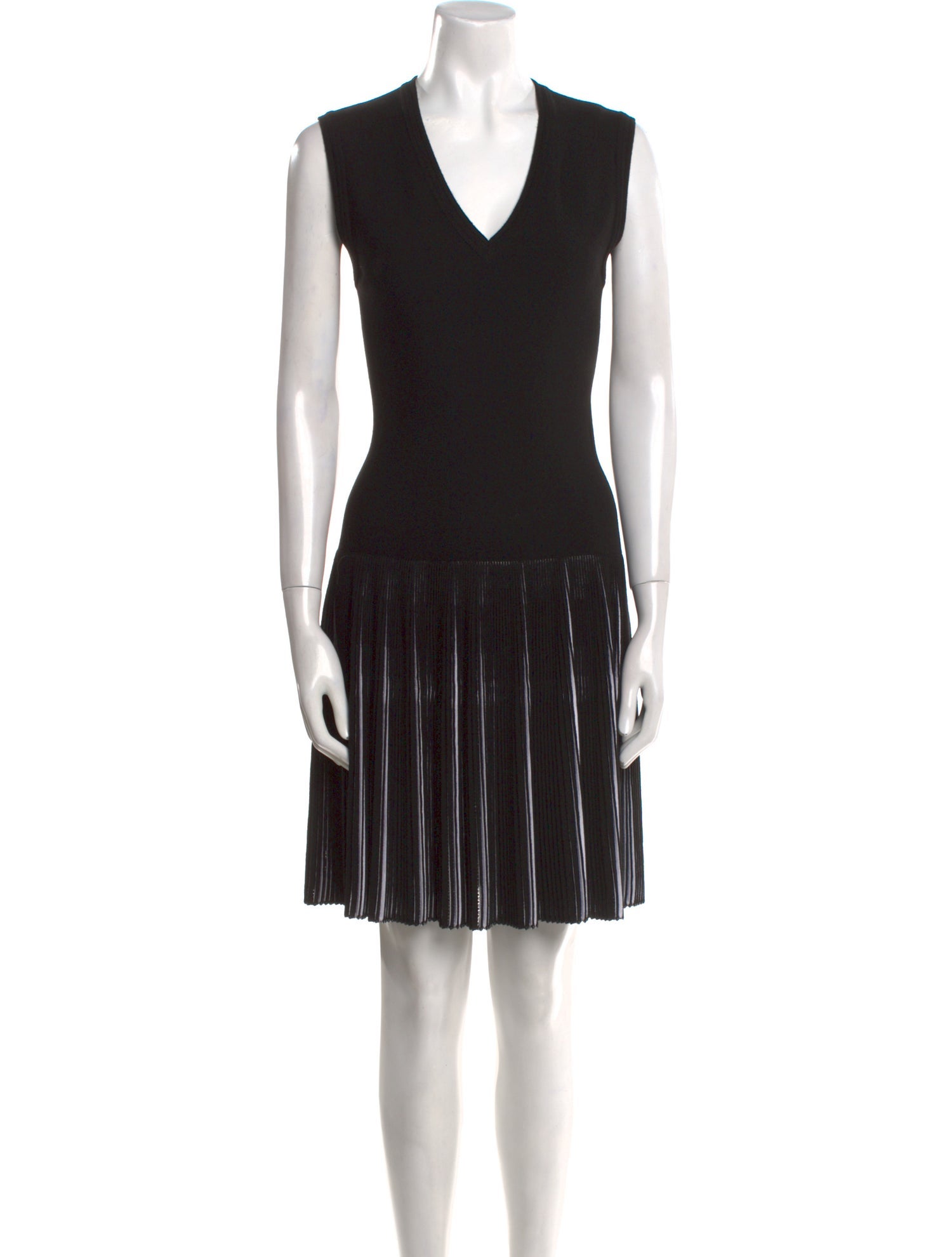 Alaïa Striped Knee-Length Dress w/ Tags