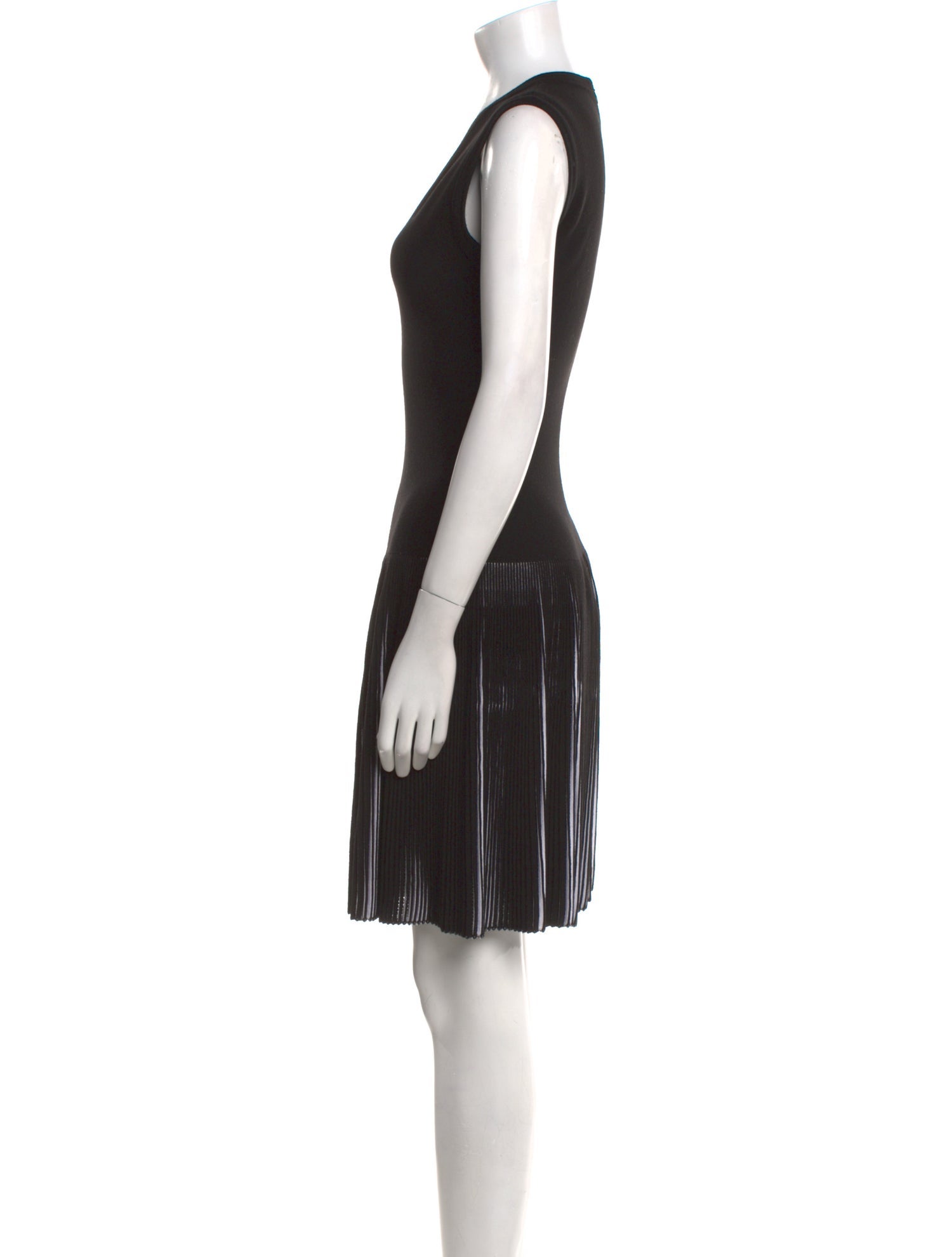 Alaïa Striped Knee-Length Dress w/ Tags