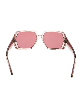 Alaïa Square Tinted Sunglasses