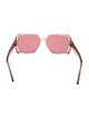 Alaïa Square Tinted Sunglasses