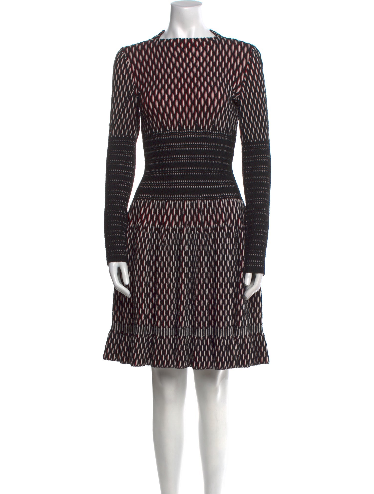 Alaïa Wool Knee-Length Dress