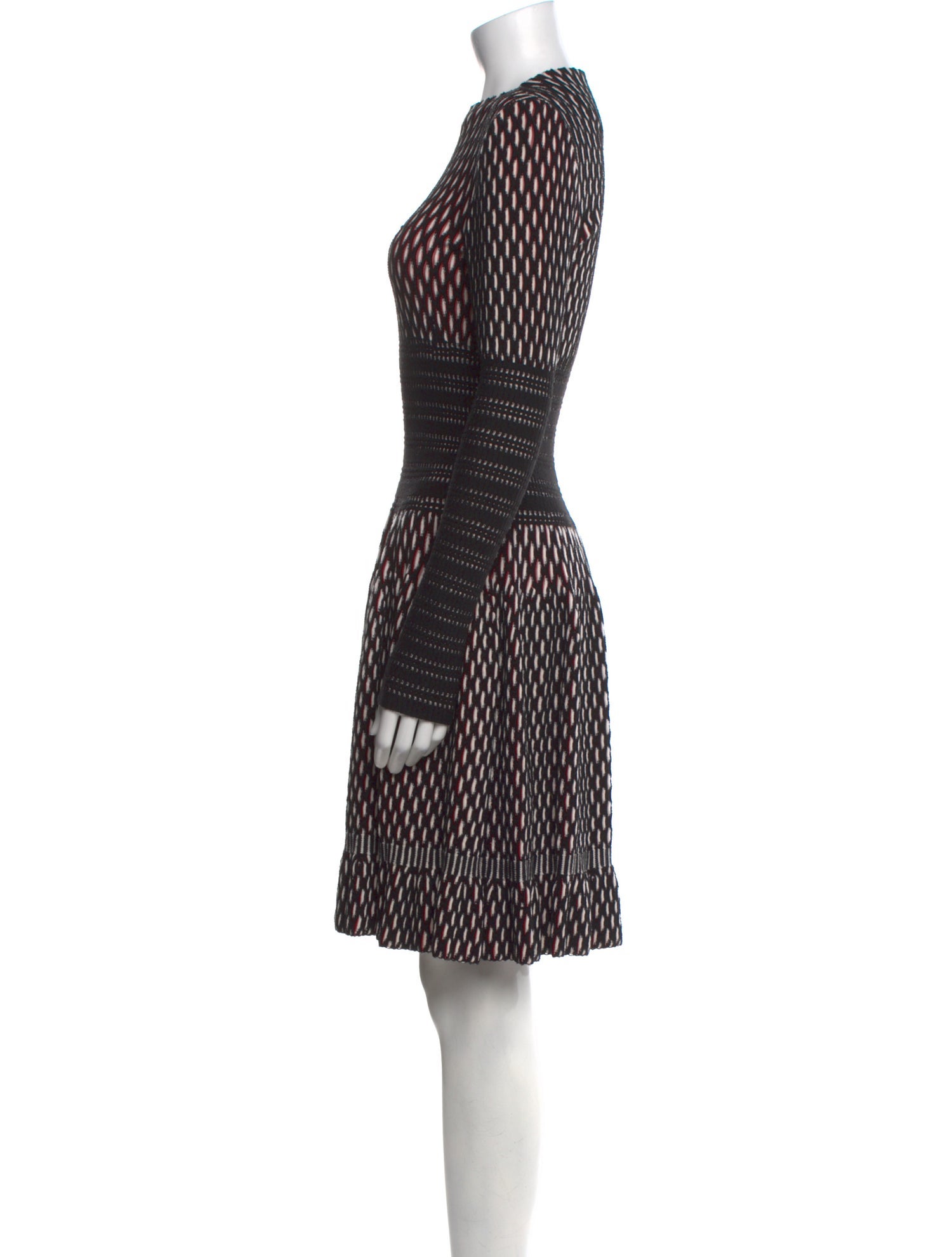 Alaïa Wool Knee-Length Dress
