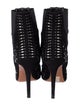 Alaïa Suede Studded Accents Combat Boots
