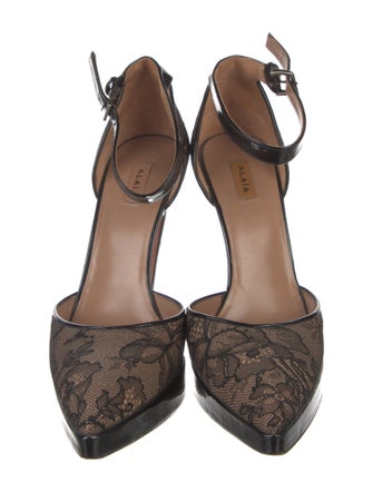 Alaïa Lace Lace Pattern D'Orsay Pumps