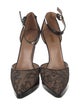 Alaïa Lace Lace Pattern D'Orsay Pumps