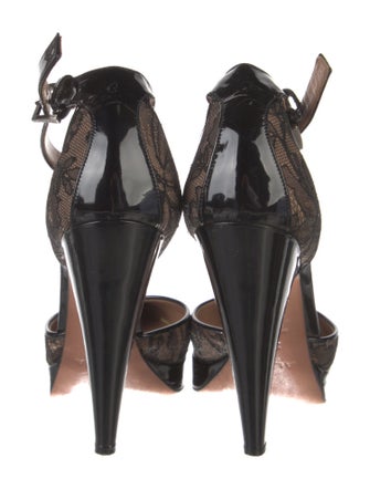 Alaïa Lace Lace Pattern D'Orsay Pumps