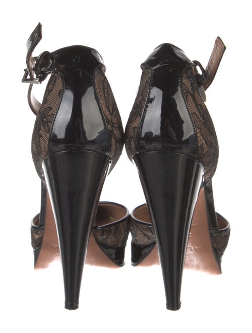 Alaïa Lace Lace Pattern D'Orsay Pumps