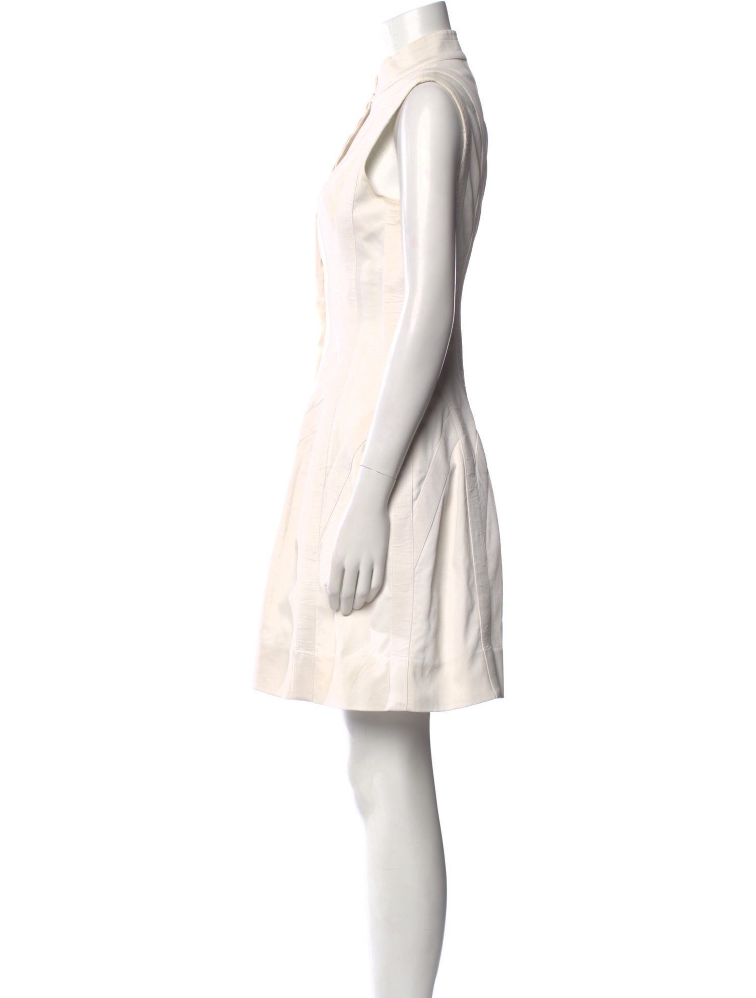 Alaïa Mock Neck Mini Dress