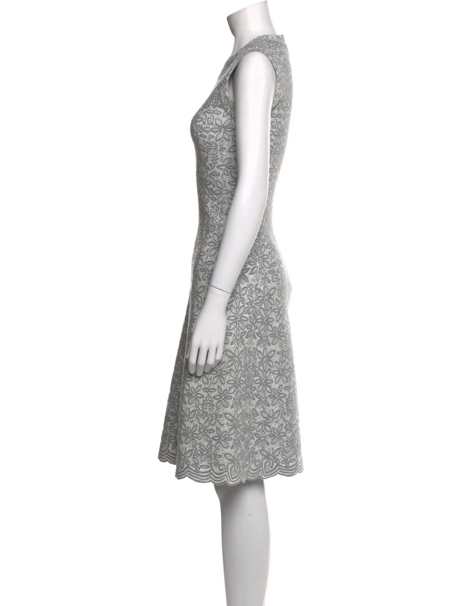Alaïa Wool Knee-Length Dress