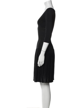 Alaïa Scoop Neck Knee-Length Dress