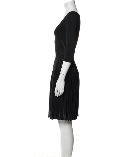 Alaïa Scoop Neck Knee-Length Dress