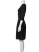 Alaïa Scoop Neck Knee-Length Dress