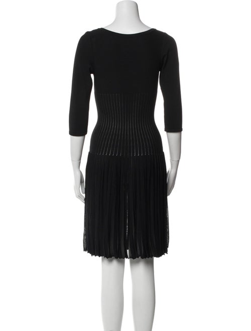 Alaïa Scoop Neck Knee-Length Dress