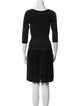 Alaïa Scoop Neck Knee-Length Dress