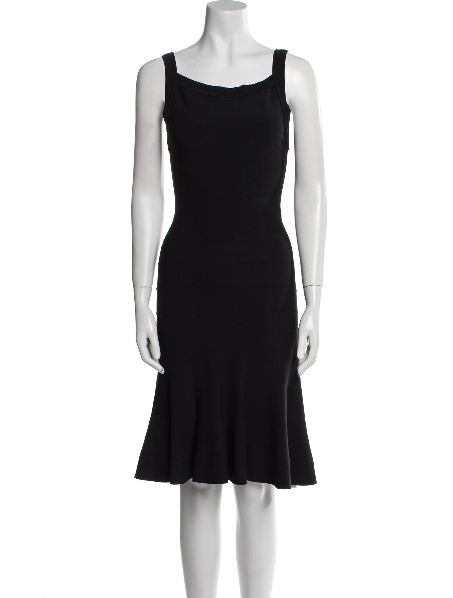 Alaïa Scoop Neck Knee-Length Dress