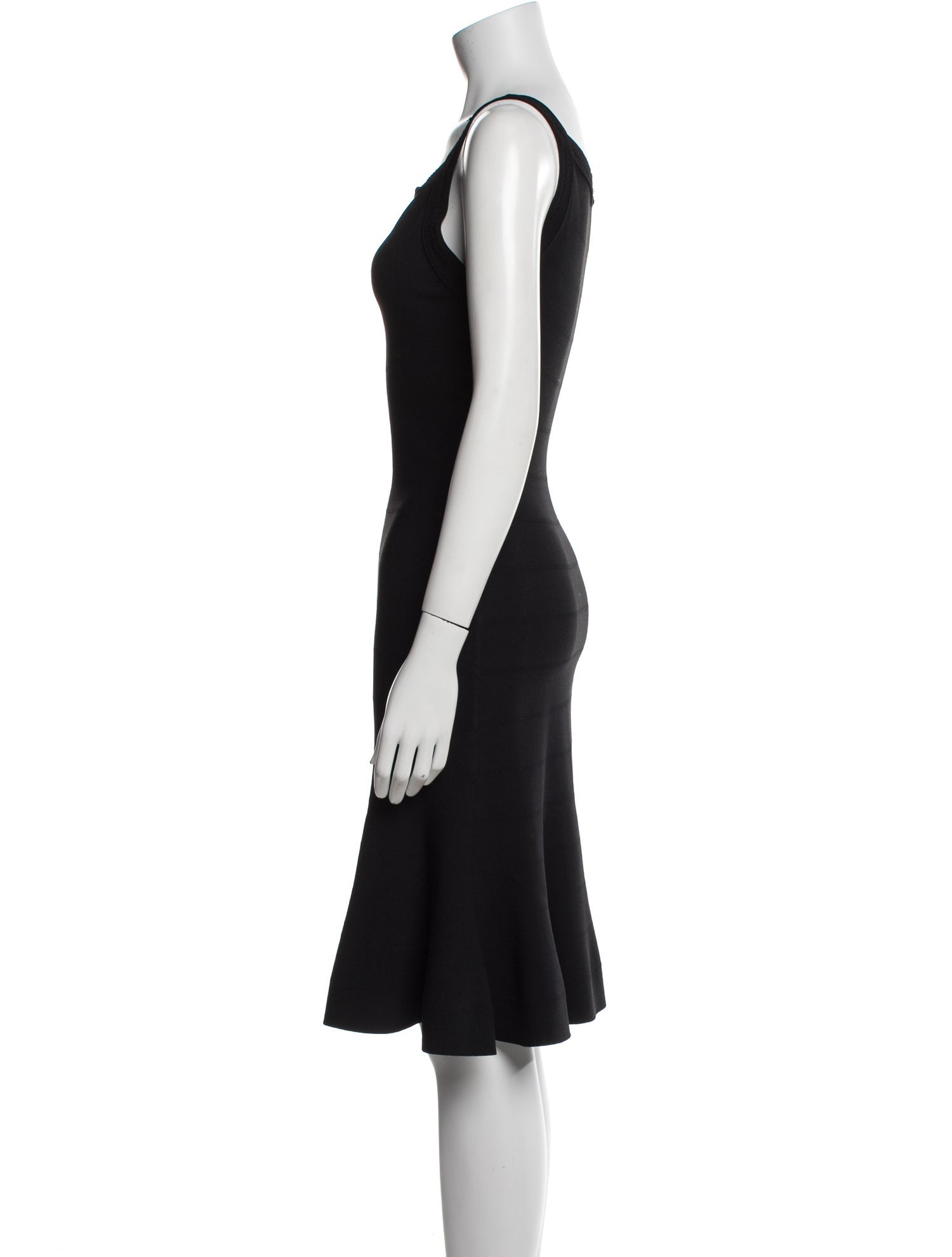 Alaïa Scoop Neck Knee-Length Dress