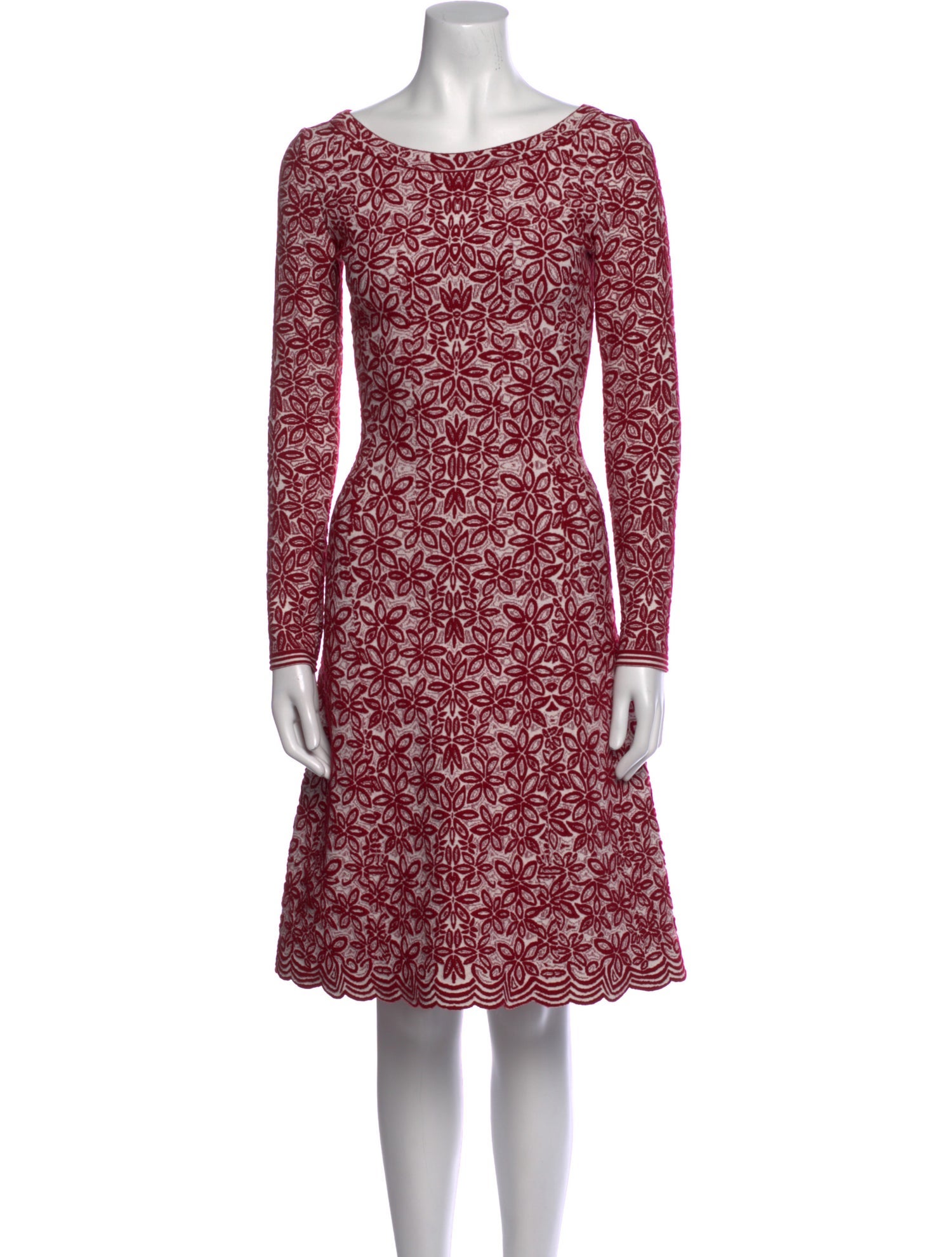Alaïa Wool Knee-Length Dress