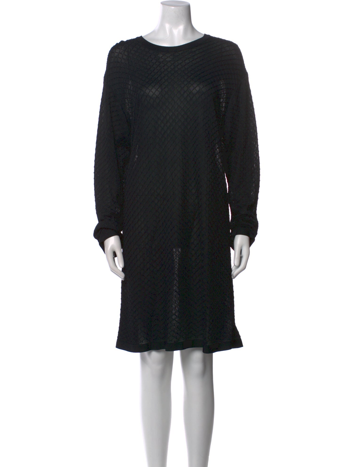 Alaïa Scoop Neck Knee-Length Dress