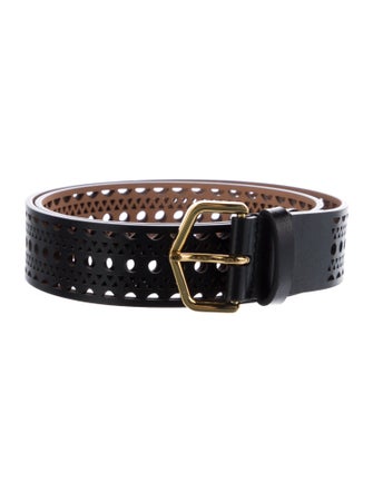 Alaïa Leather Lasercut Accents Belt