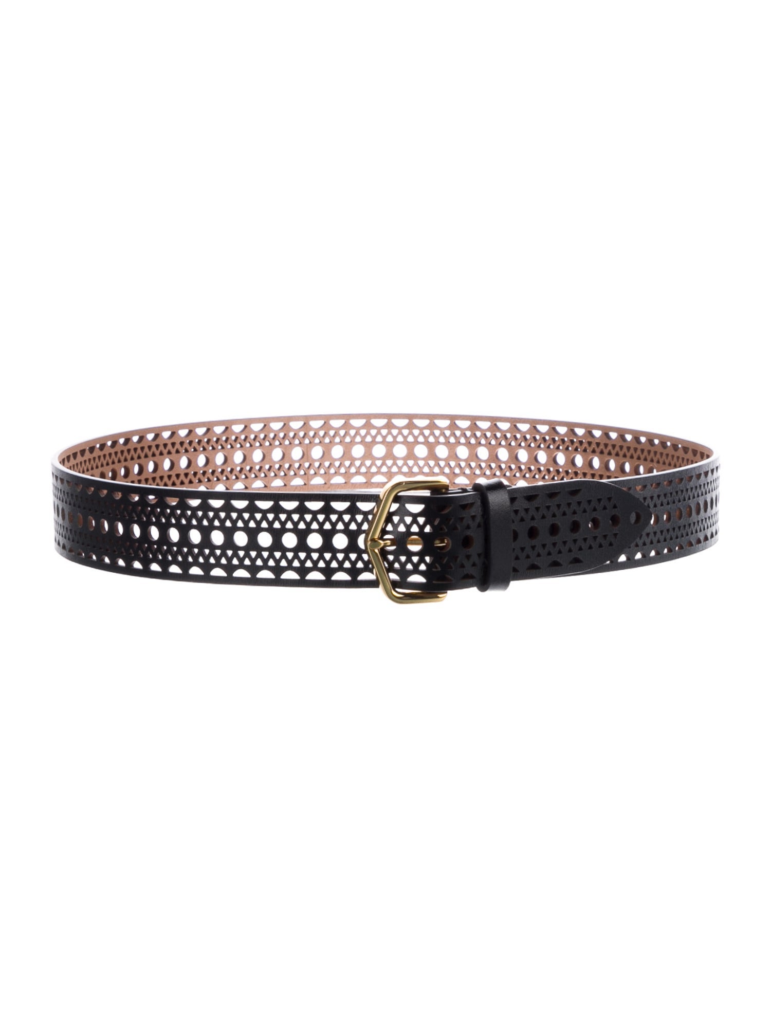 Alaïa Leather Lasercut Accents Belt