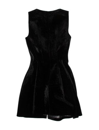 Alaïa Bateau Neckline Mini Dress