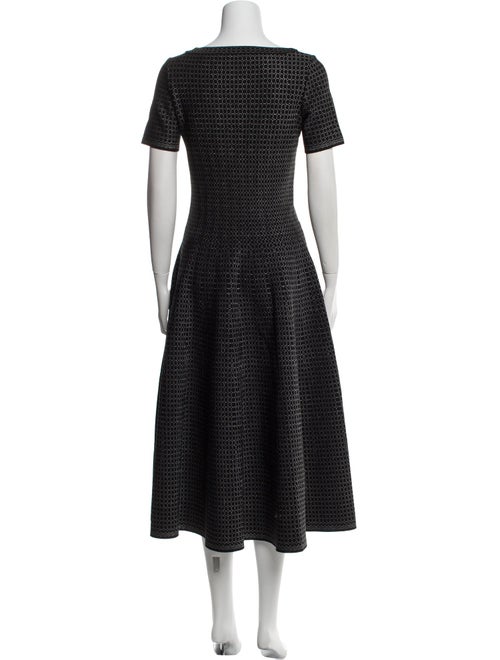 Alaïa Bateau Neckline Midi Length Dress
