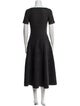 Alaïa Bateau Neckline Midi Length Dress