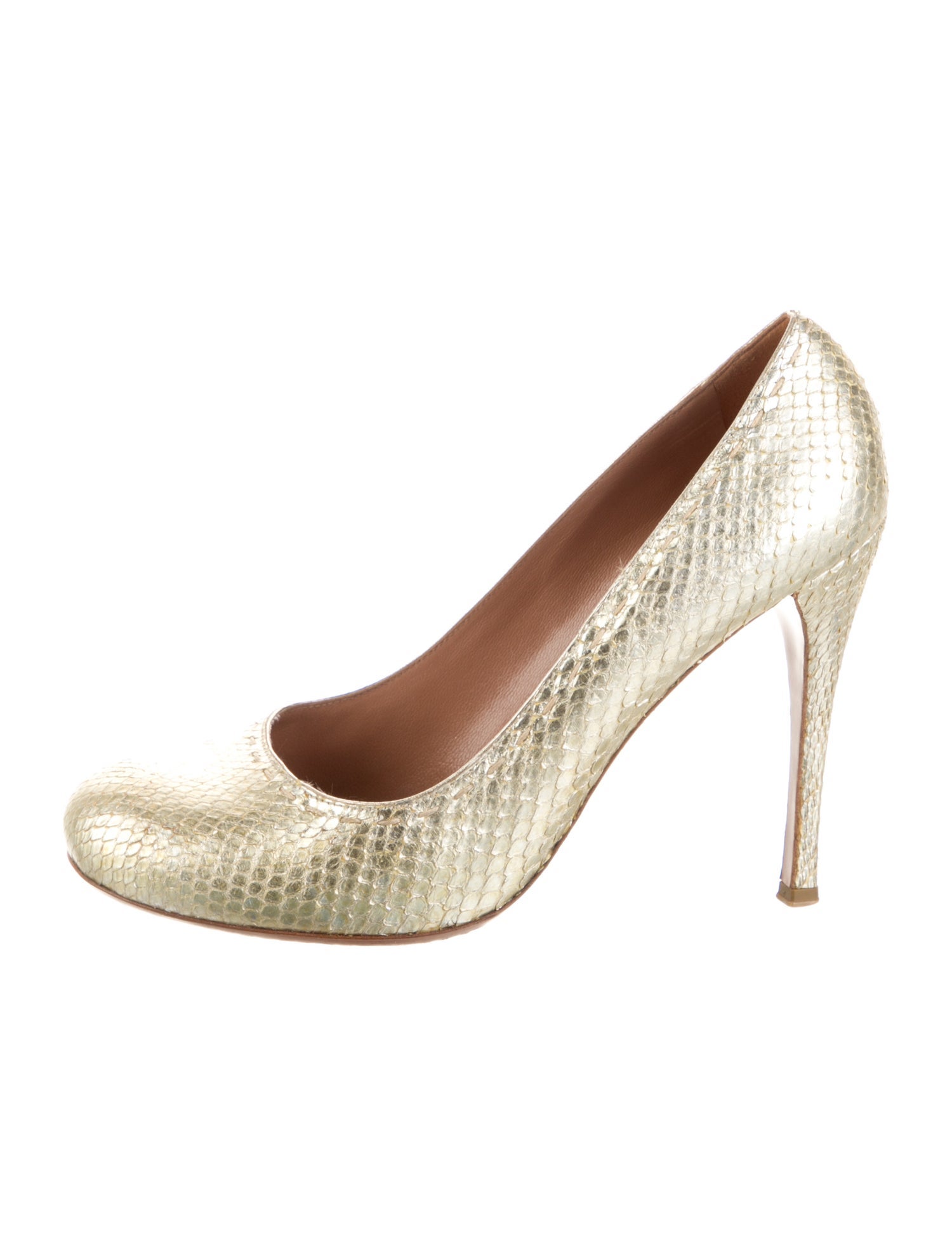 Alaïa Snakeskin Animal Print Pumps