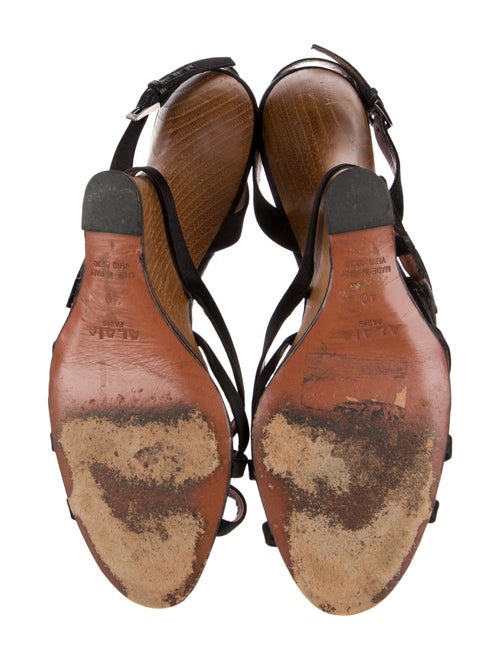 Alaïa Suede Slingback Pumps