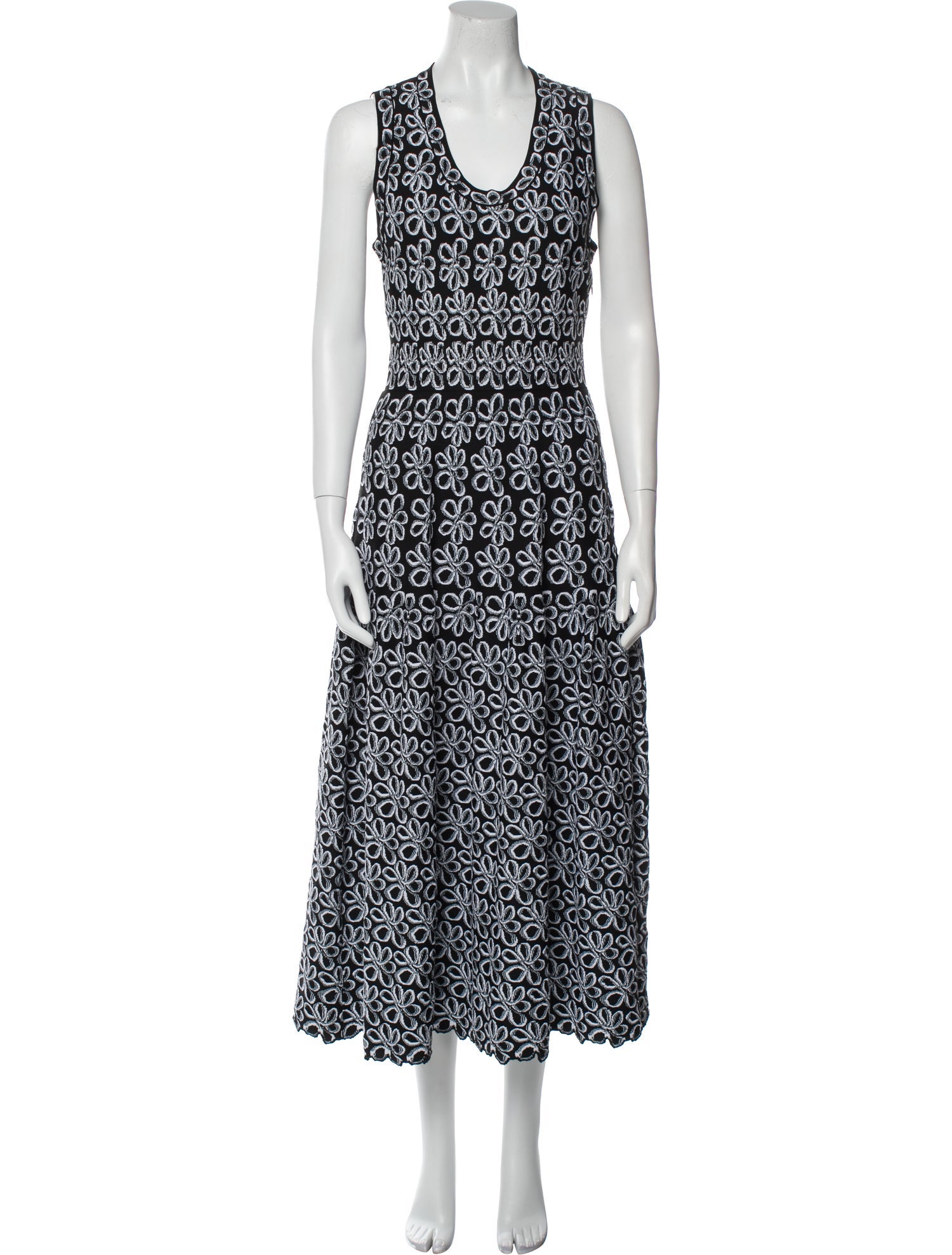 Alaïa Printed Long Dress