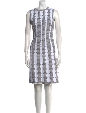 Alaïa Printed Knee-Length Dress
