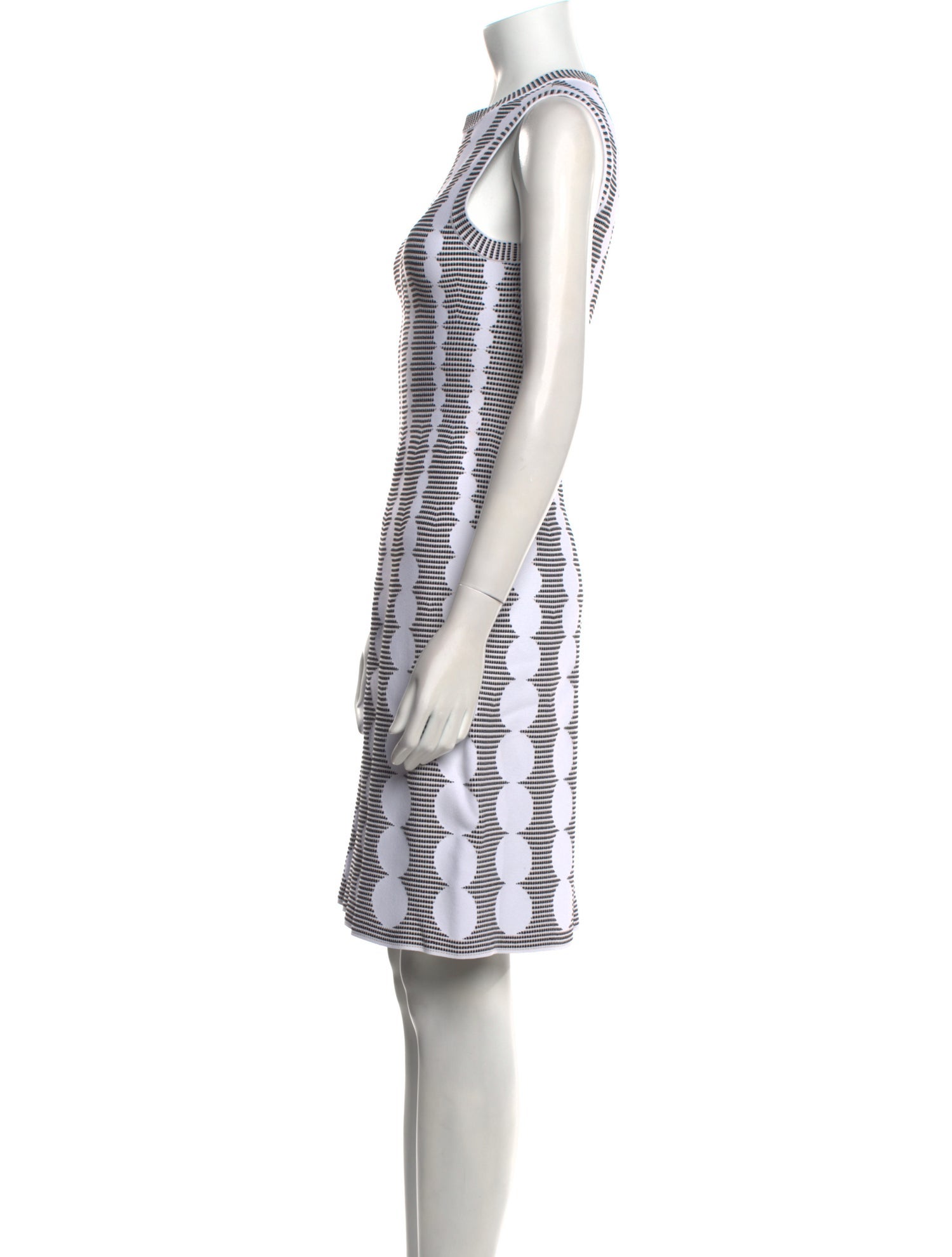 Alaïa Printed Knee-Length Dress